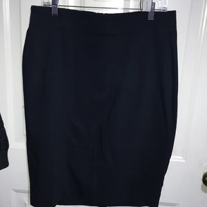 NWT Black Lane Bryant Pencil Skirt